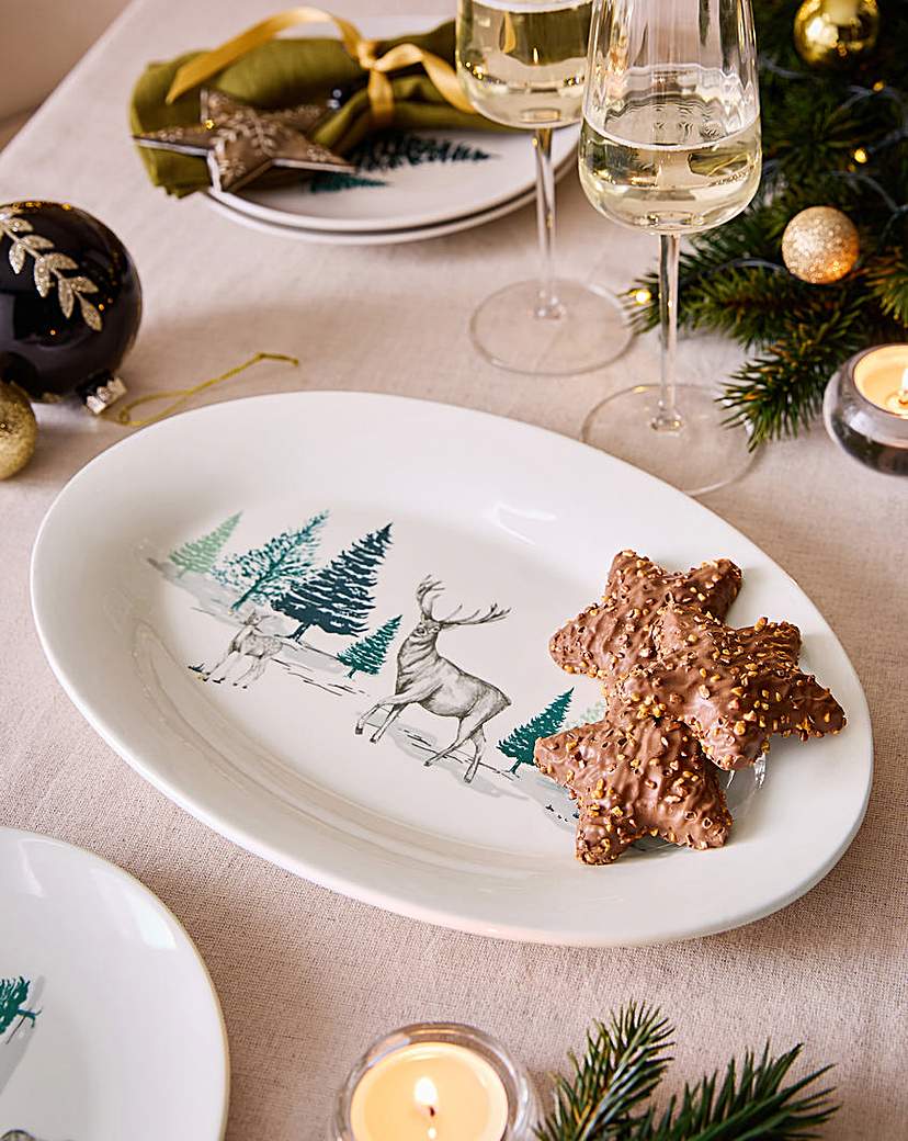 New In - Winter Stag Serving Platter