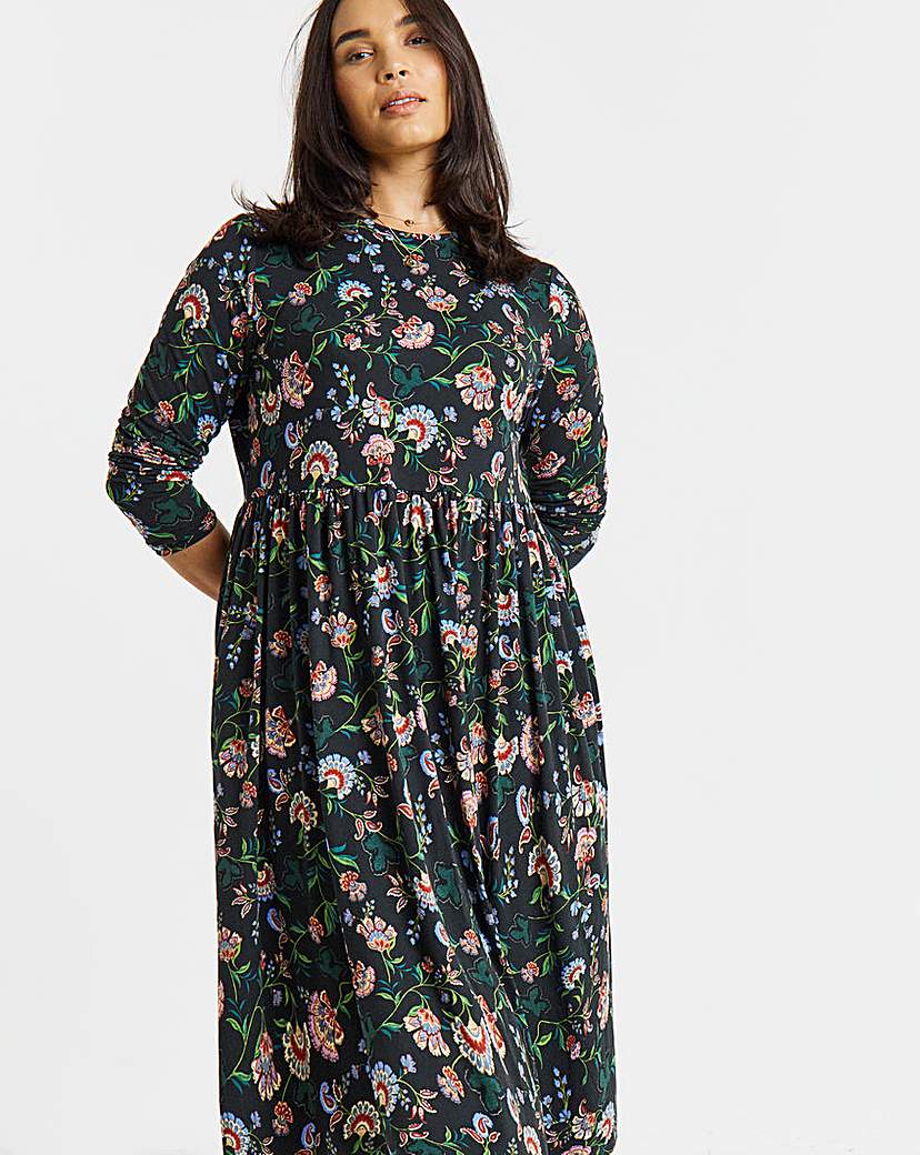 Simply Be SuperSoft Pocket Midi Dress