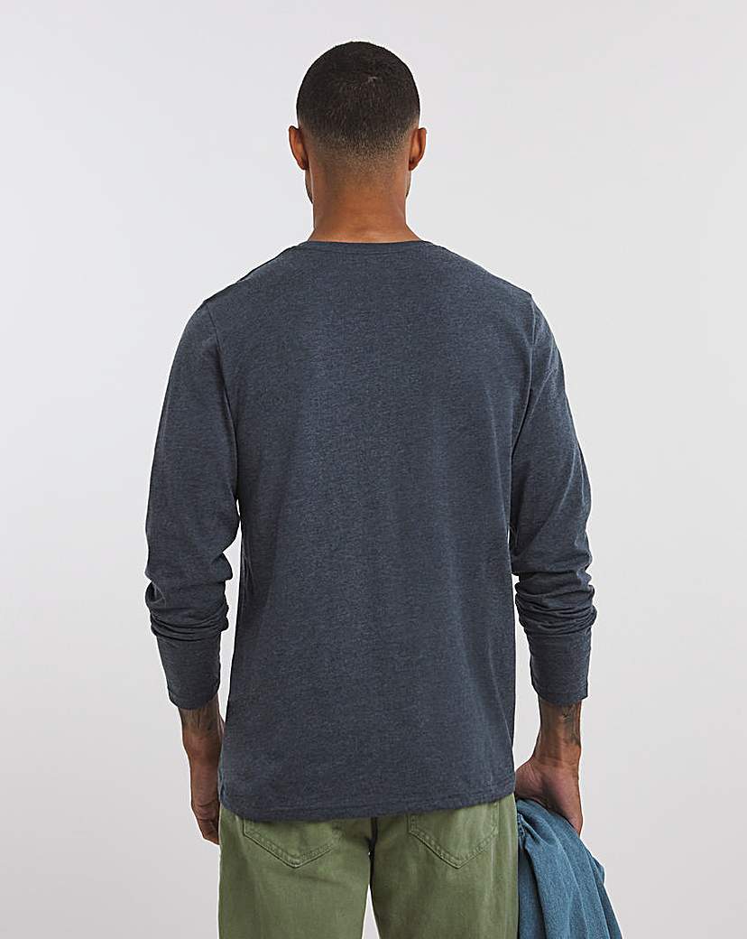 Pure Cotton Long Sleeve Crew Neck TShirt