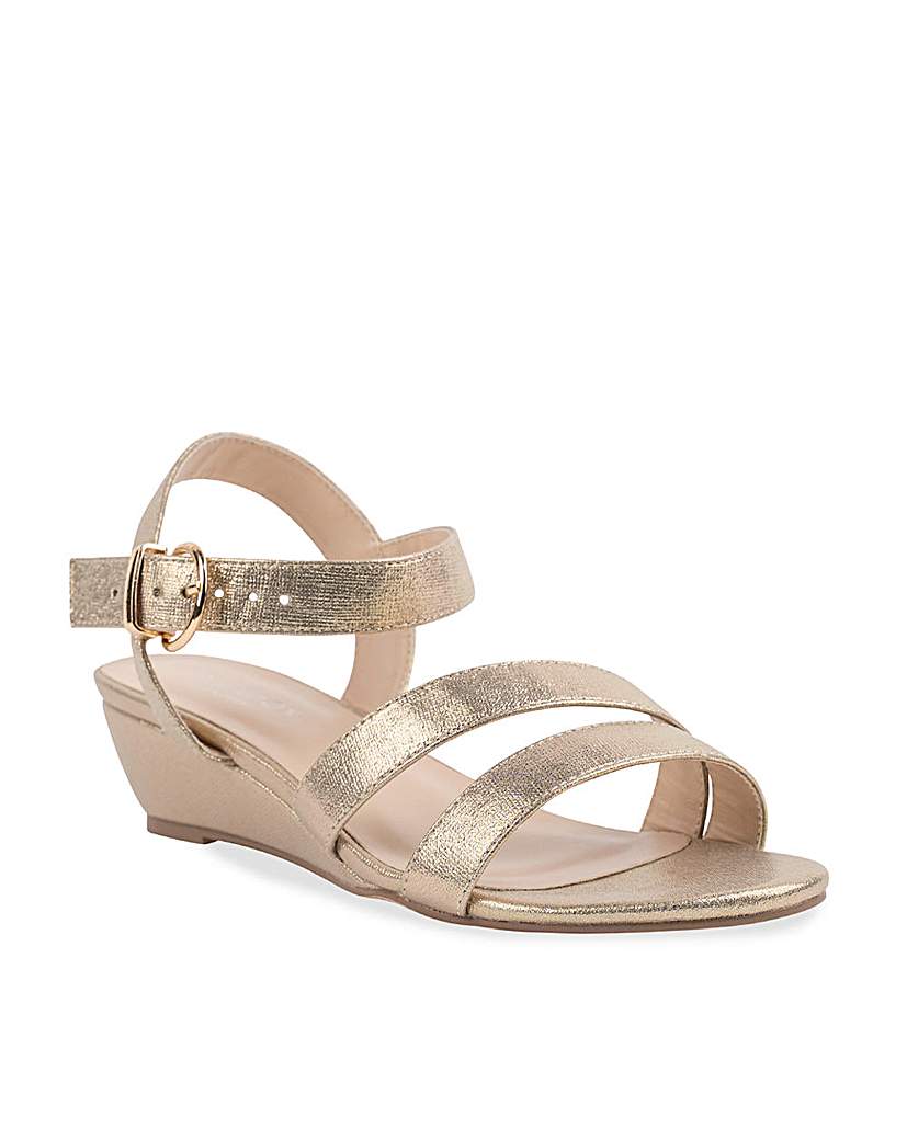 Paradox London Janet Wide E Fit Sandal