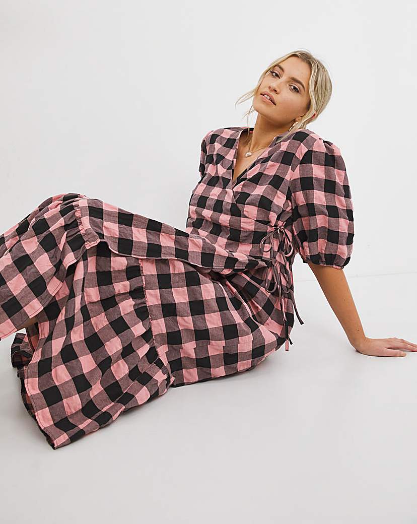 Nobody's Child Lauren Gingham Midi Dress