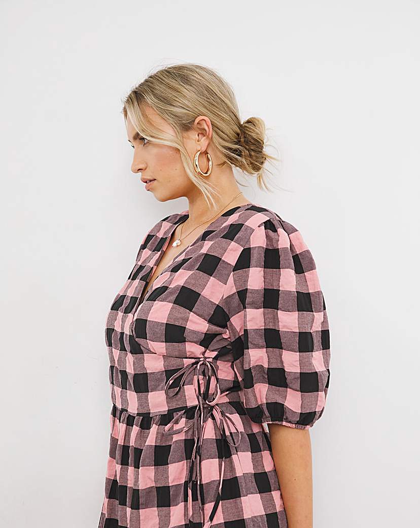 Nobody's Child Lauren Gingham Midi Dress