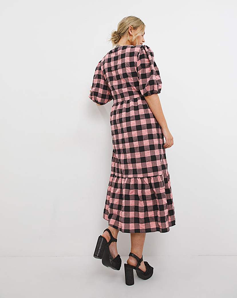 Nobody's Child Lauren Gingham Midi Dress
