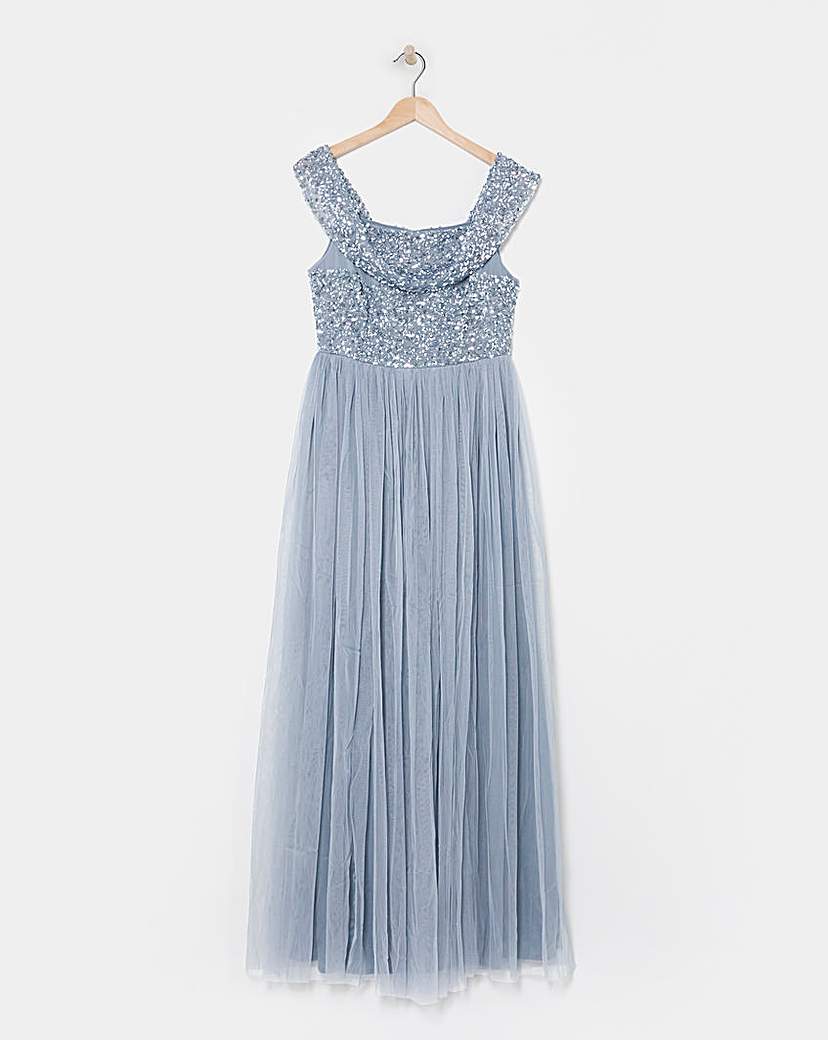 Maya Bardot Sequin Dress