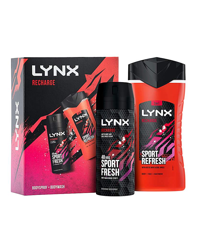 Lynx Recharge Duo Gift Set