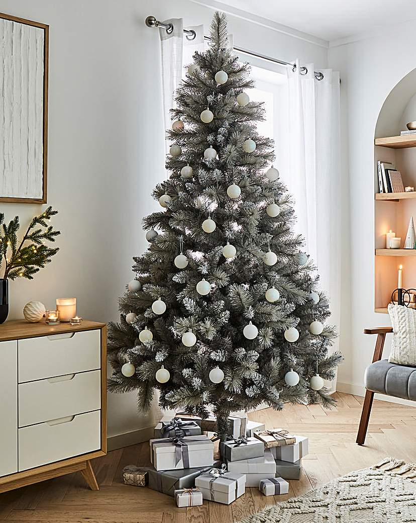 Grey Glitter Christmas Tree