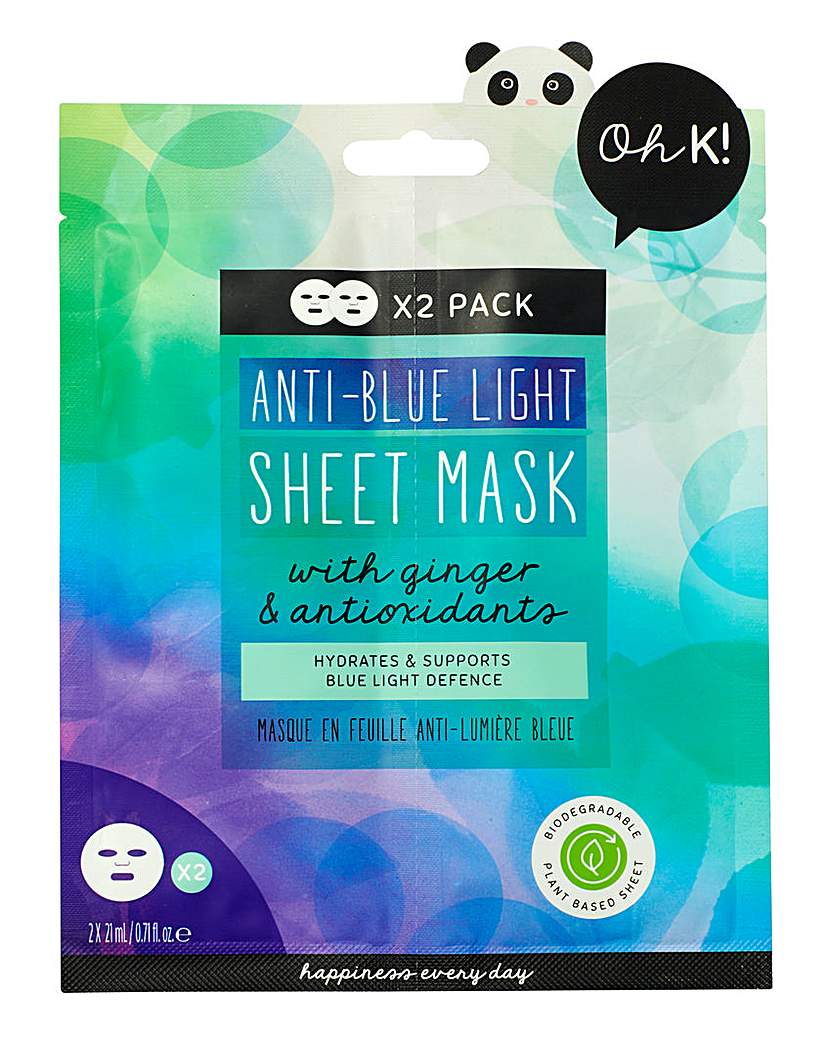 Oh K! Anti Blue Light Sheet Mask Duo
