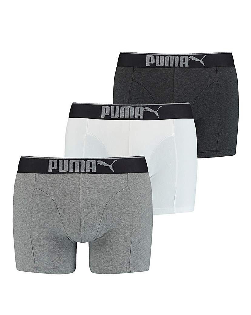 Puma Sueded Cotton 3 Pack Boxers