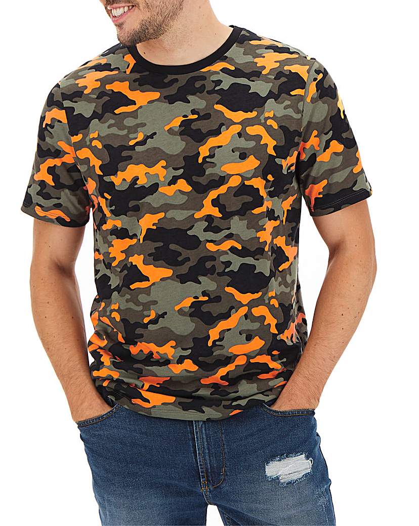 Image of Camo Printed T-Shirt