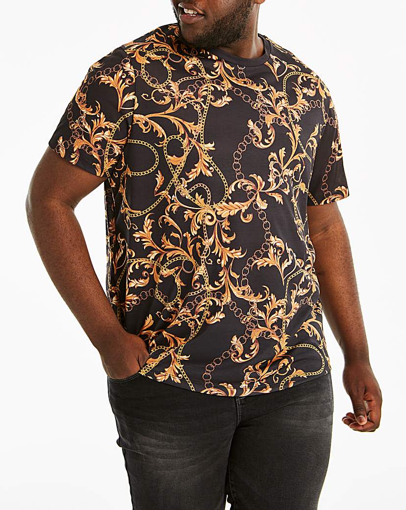 Image of Baroque Style Printed T-Shirt