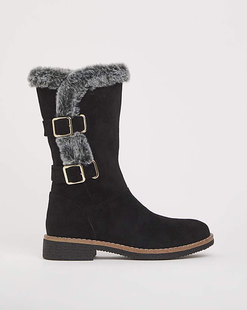 Cushion Walk Lined Boot Crepe E Fit