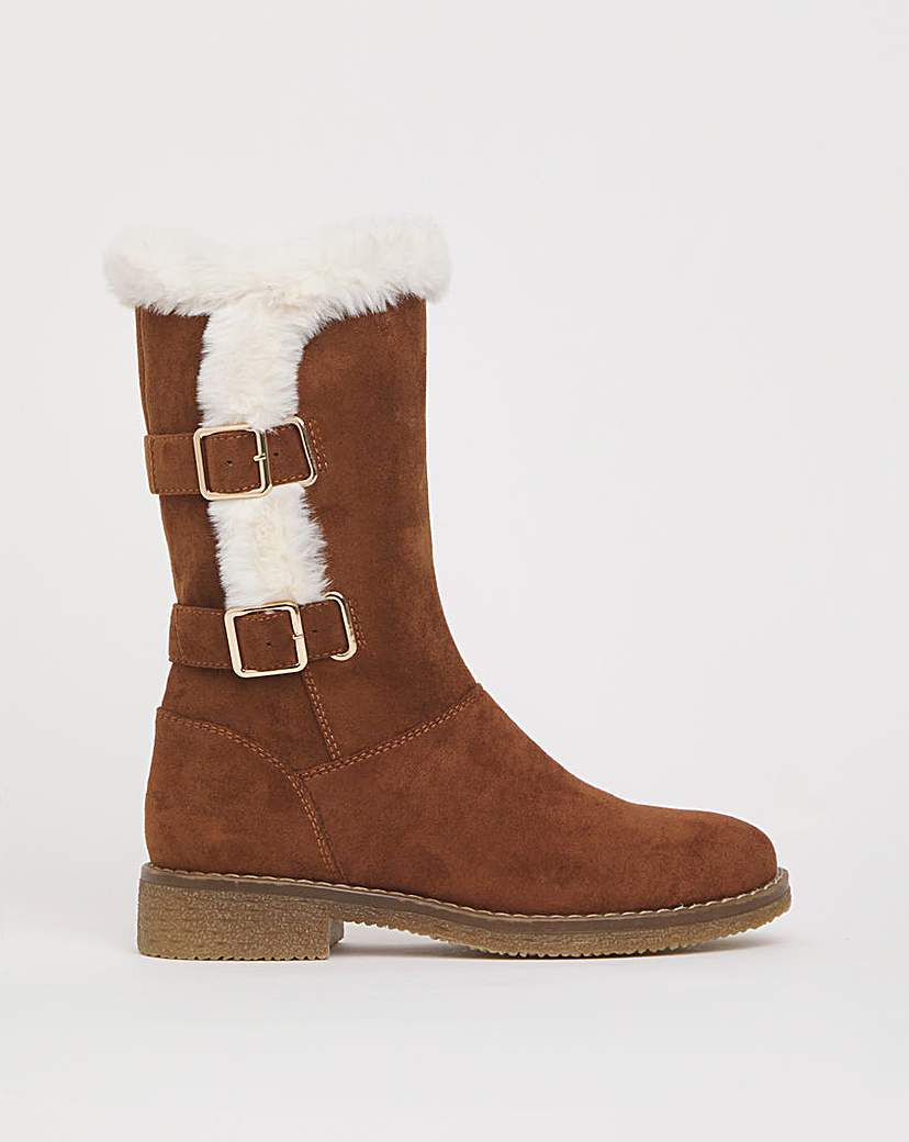 Cushion Walk Lined Boot Crepe E Fit