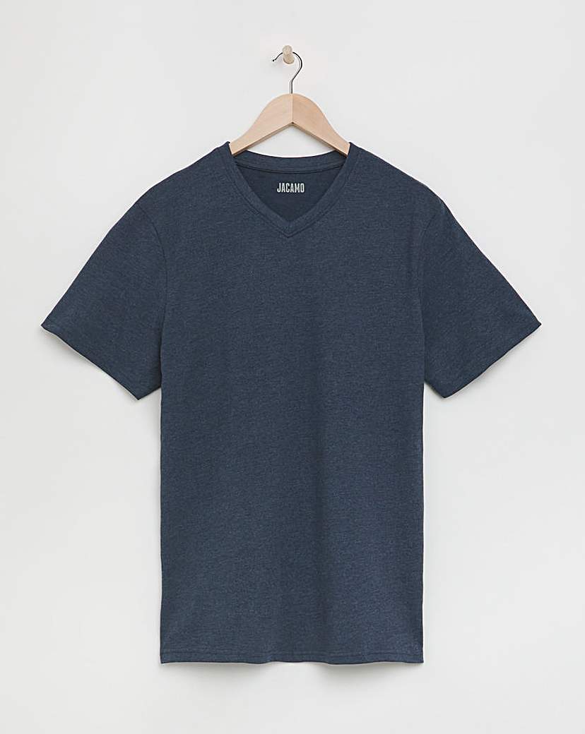 Core Pure Cotton V Neck T-Shirt