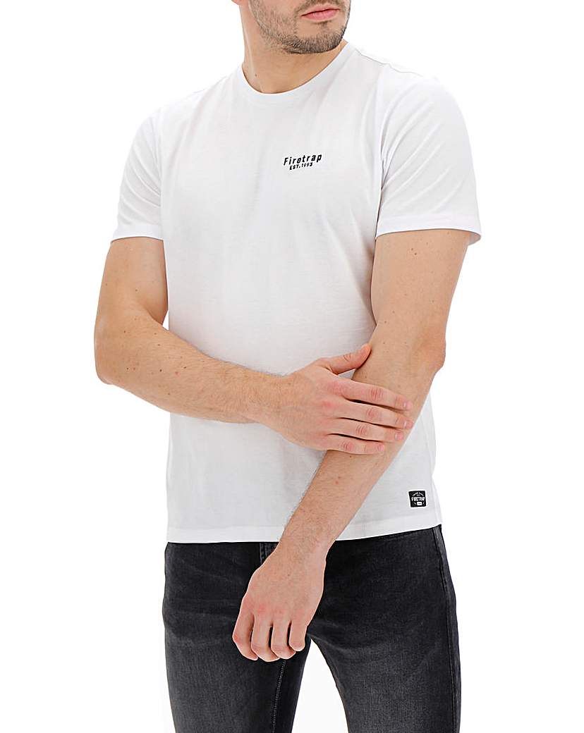 Image of Firetrap City Chest Logo T-Shirt Long
