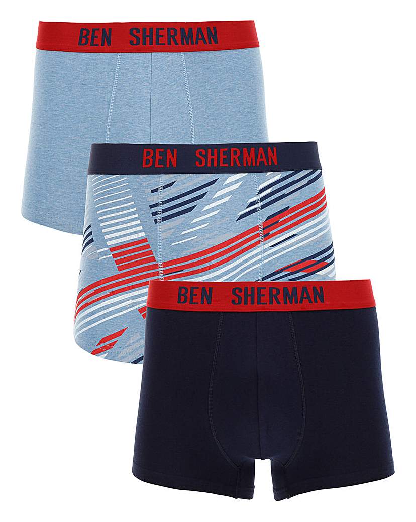 Image of Ben Sherman Pack of 3 Hipsters