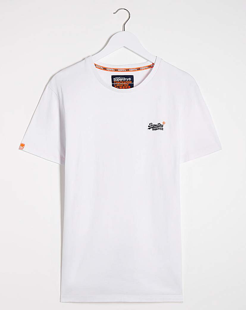 Superdry Orange Label Vintage White Tee