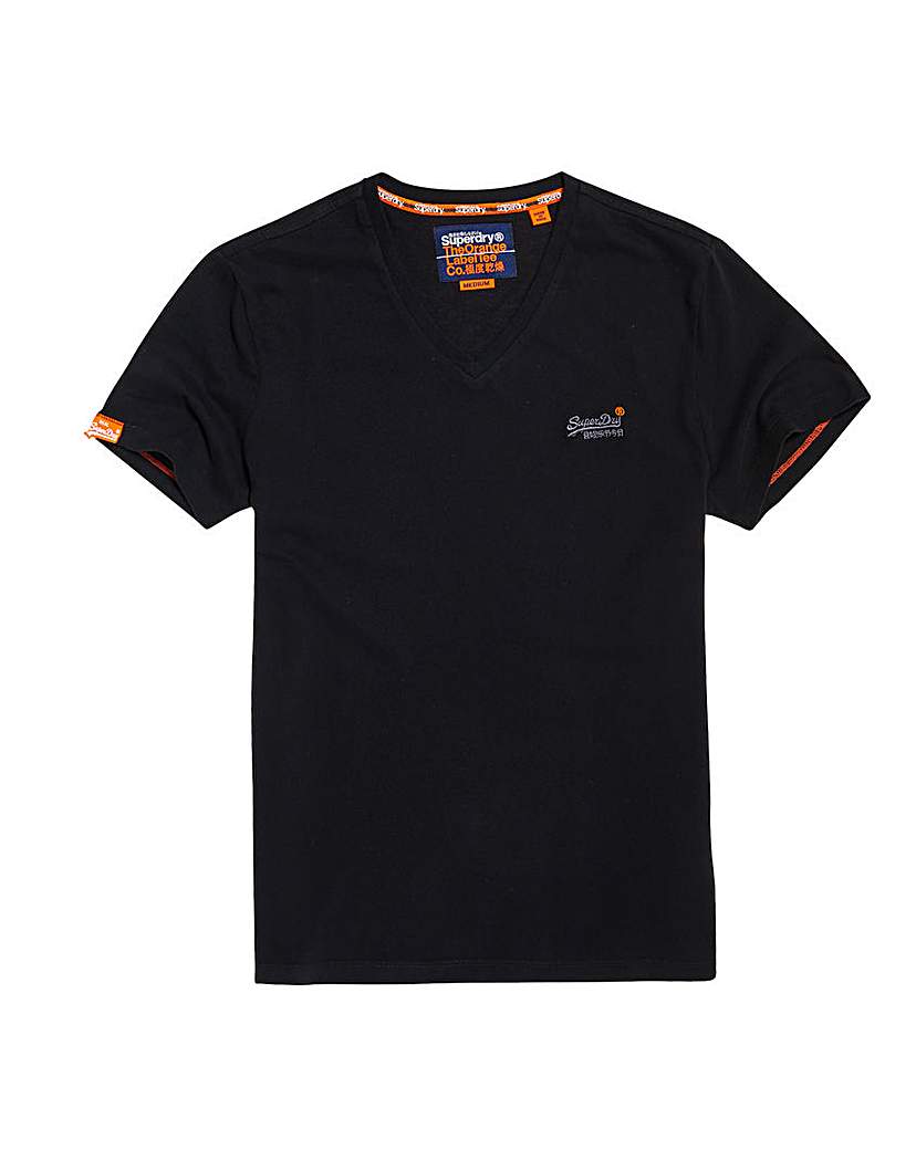 Superdry Orange Label Vintage V Neck Tee