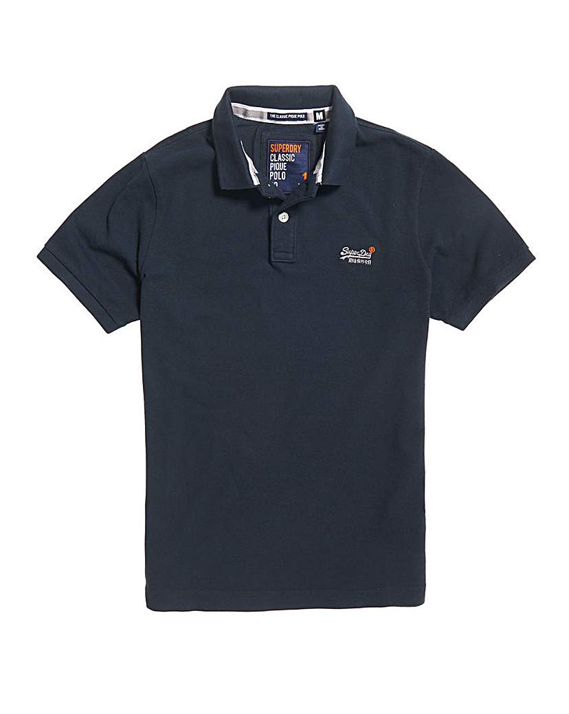 Superdry Classic Pique Navy Polo