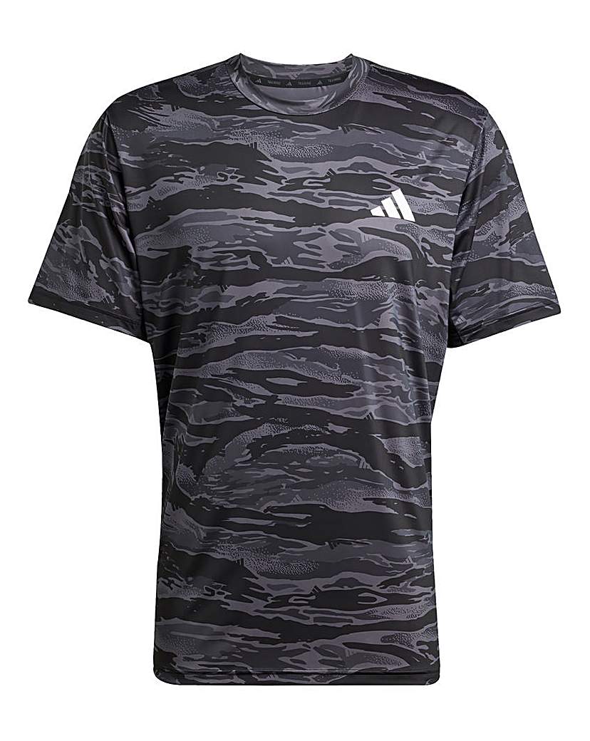 adidas Camo All Over Print T-Shirt