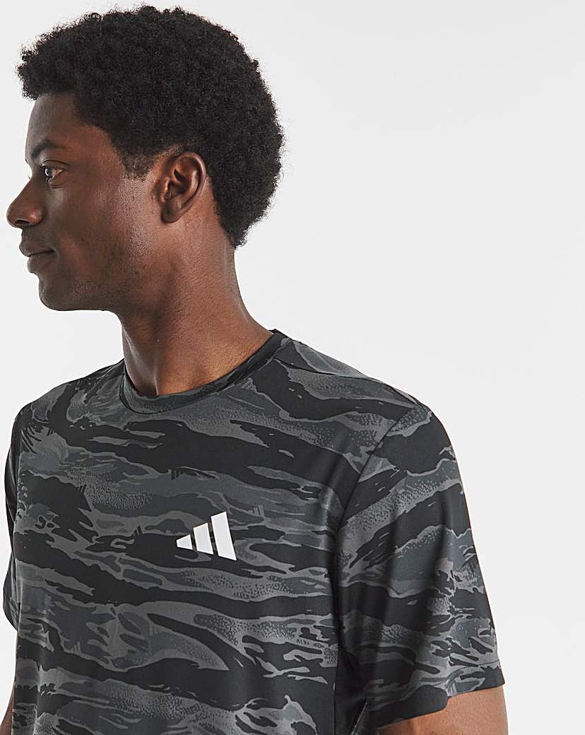 adidas Camo All Over Print T-Shirt