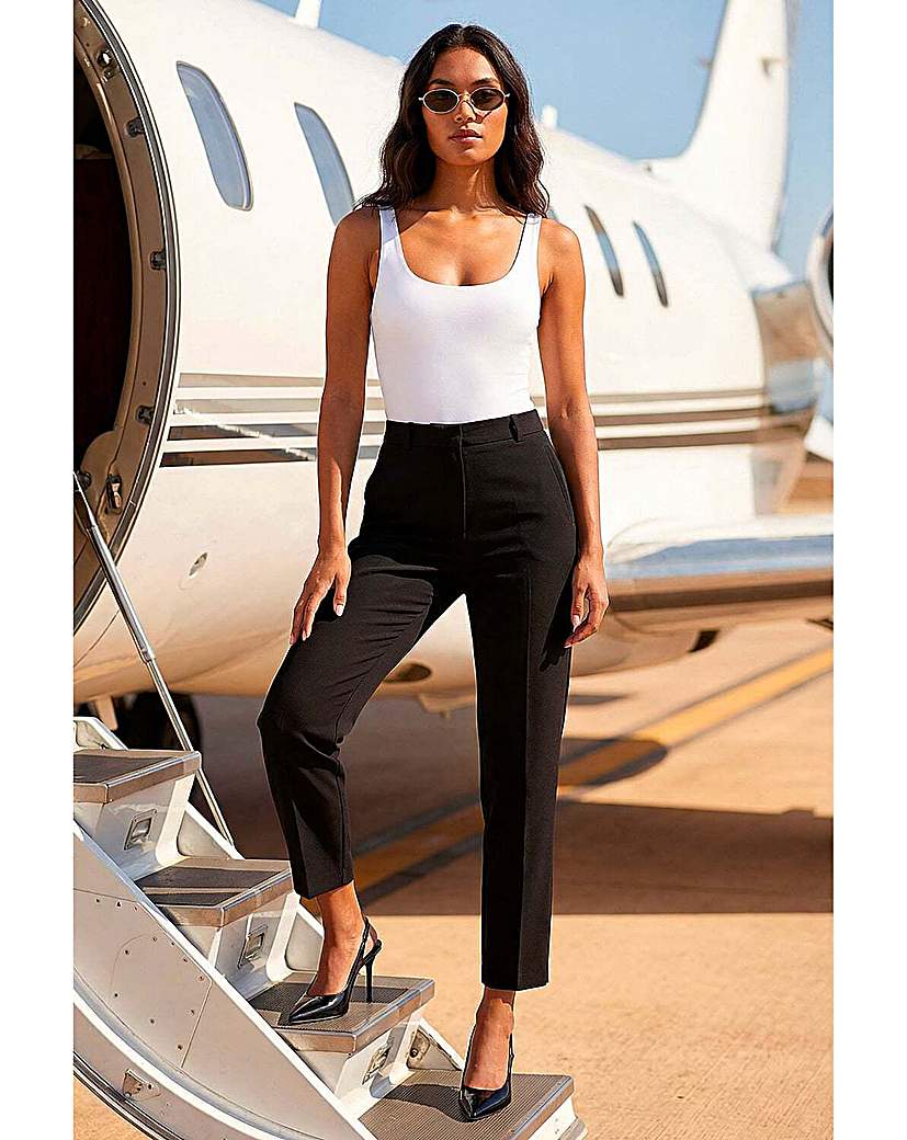 Roman Originals - Women's Trousers - Straight Leg - Size 20 - Black