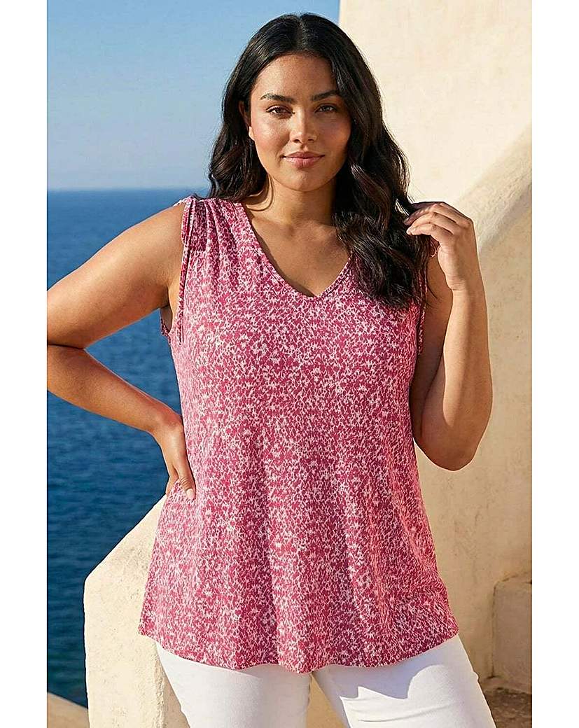 Roman Curve Women's Jersey Top - Pink - Size 26/28