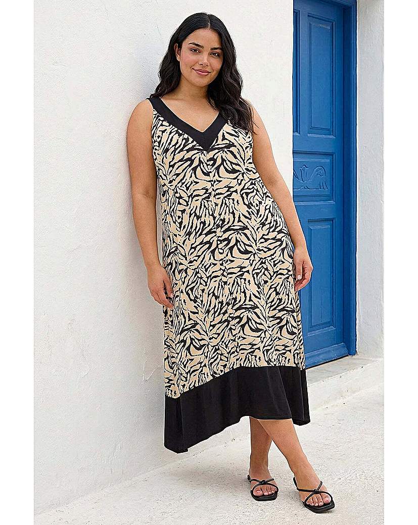 Roman Curve - Women's - Midi Dress - Size 22/24 - Black