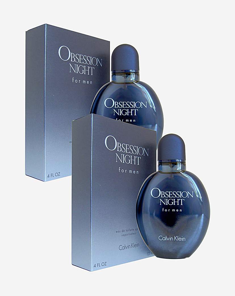 CK OBSESSION NIGHT HOMME EDT 125ML X2