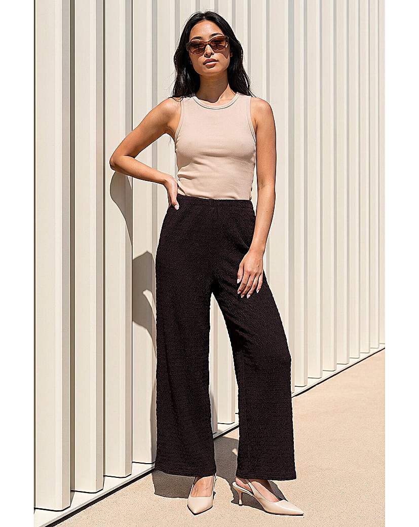 Roman Petite Textured Stretch Trouser