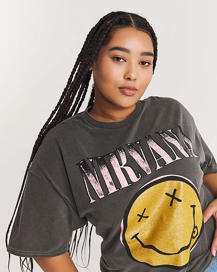 Nirvana Glitter License Tee