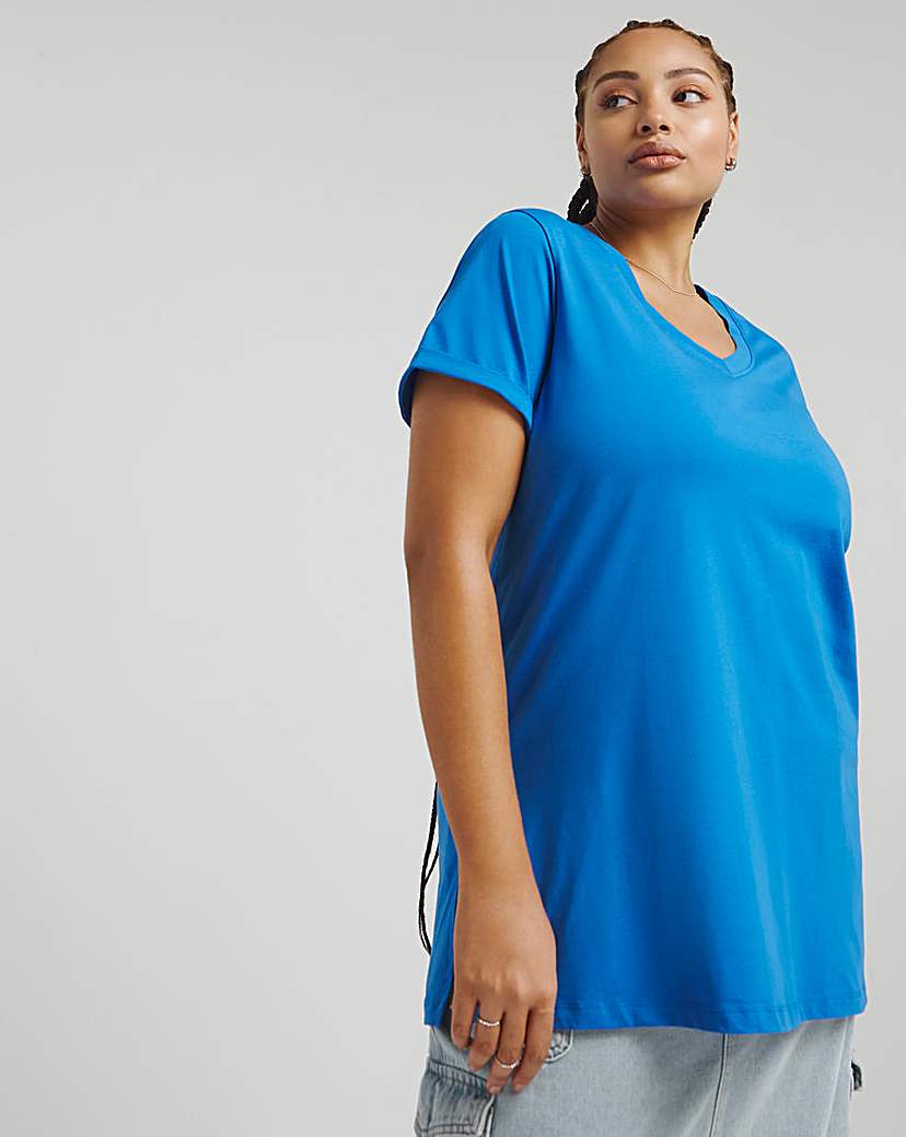 Longline Side Split T-Shirt