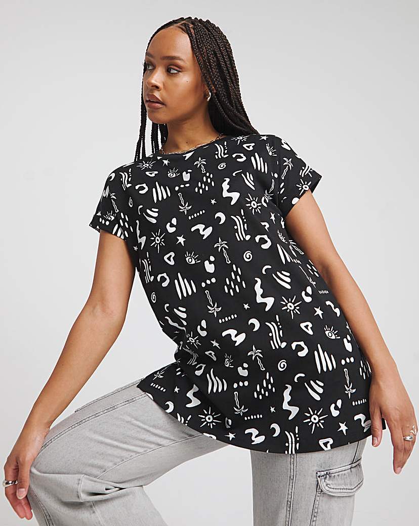 Longline Boyfriend T-Shirt