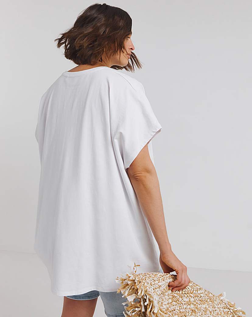 Slouchy Dip Back T-Shirt