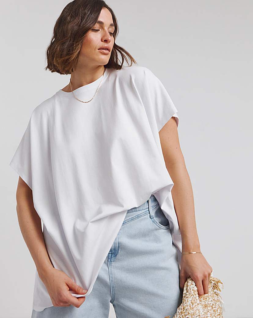 Slouchy Dip Back T-Shirt