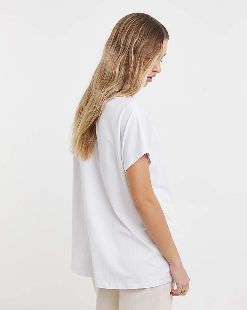 Slouchy Dip Back T-Shirt