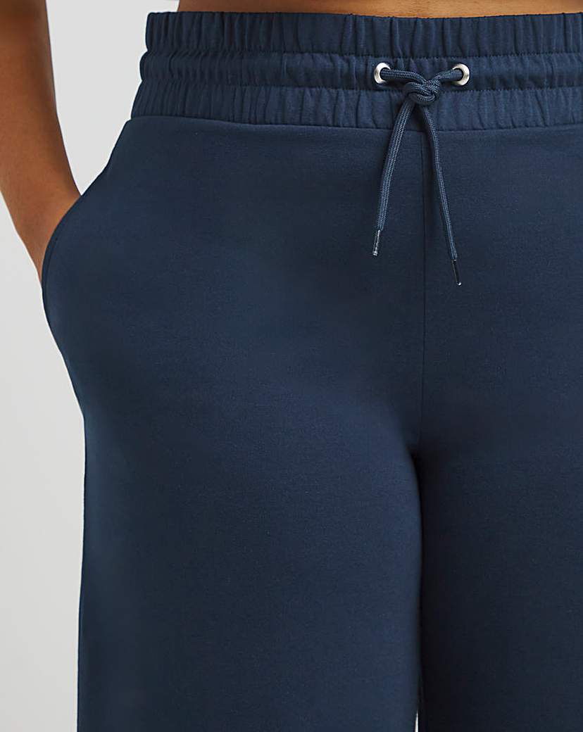Cropped Wide Leg Joggers