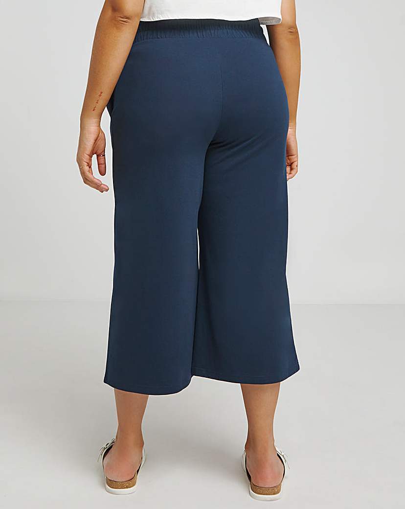 Cropped Wide Leg Joggers