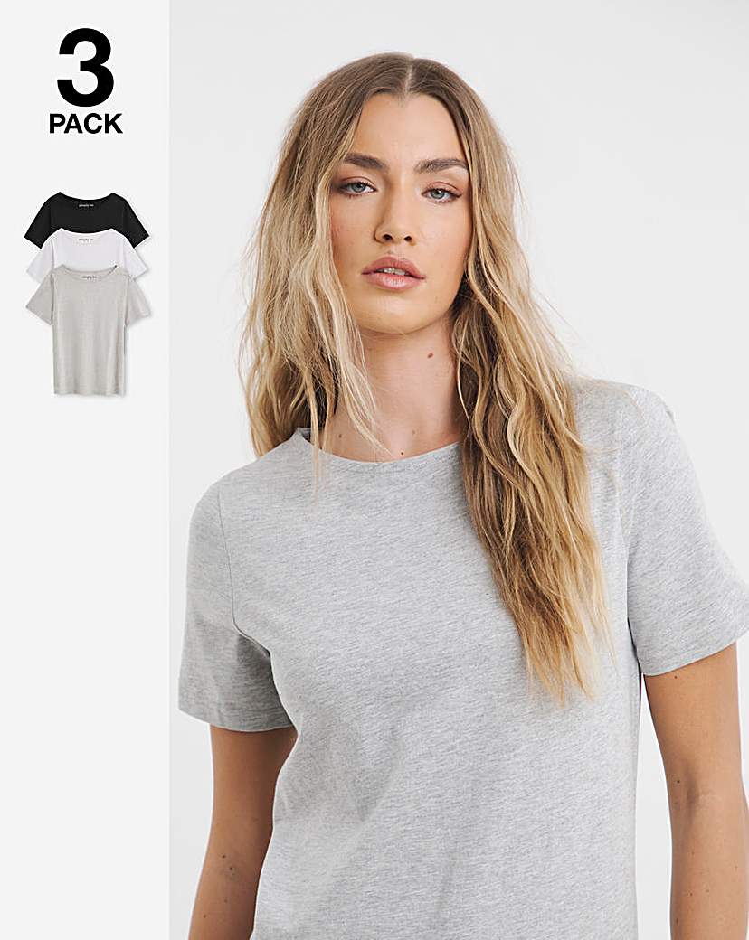 3 Pack Slash Neck Tops