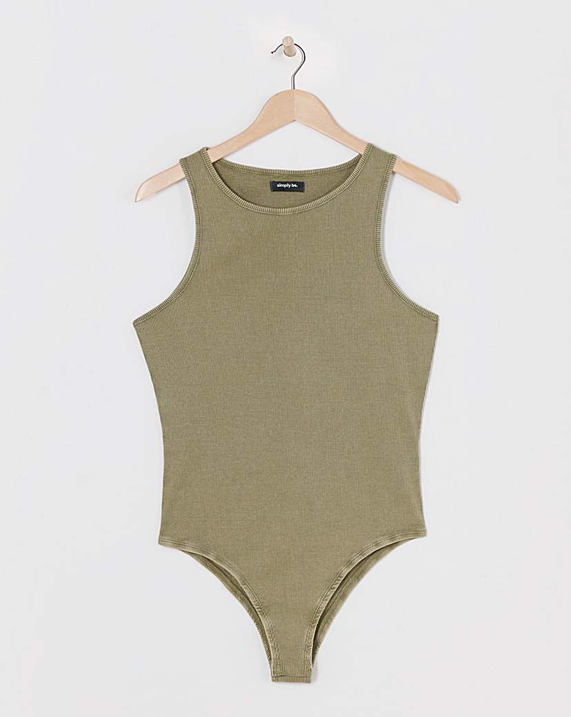Simply Be Ribbed Bodysuit
