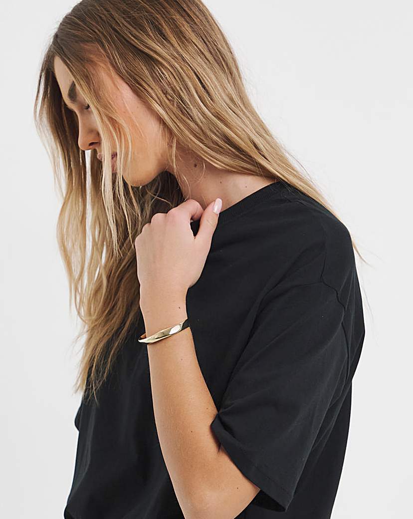 Oversized Slouchy Crew Neck T-Shirt