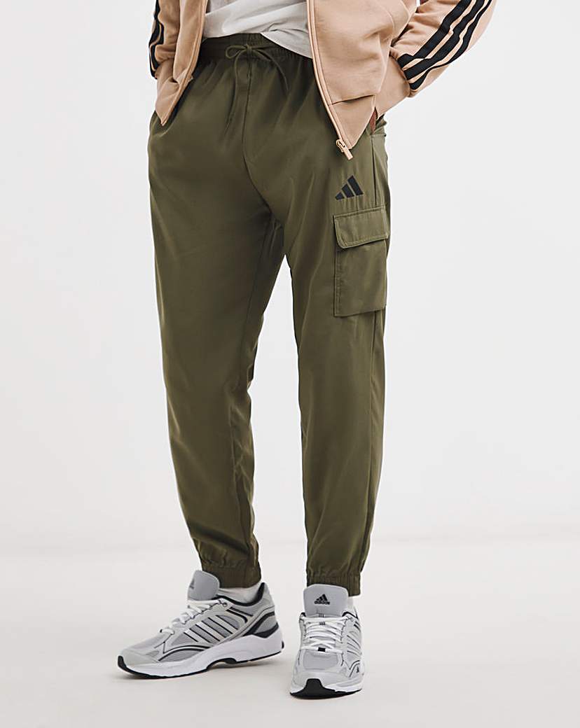 Adidas Olive Straight Leg Cargo Pant - M32/35