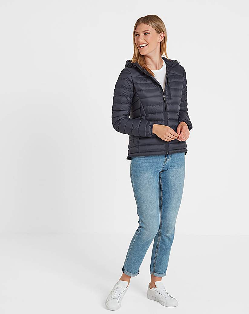 Tog24 Drax Womens Hooded Down Jacket - Navy