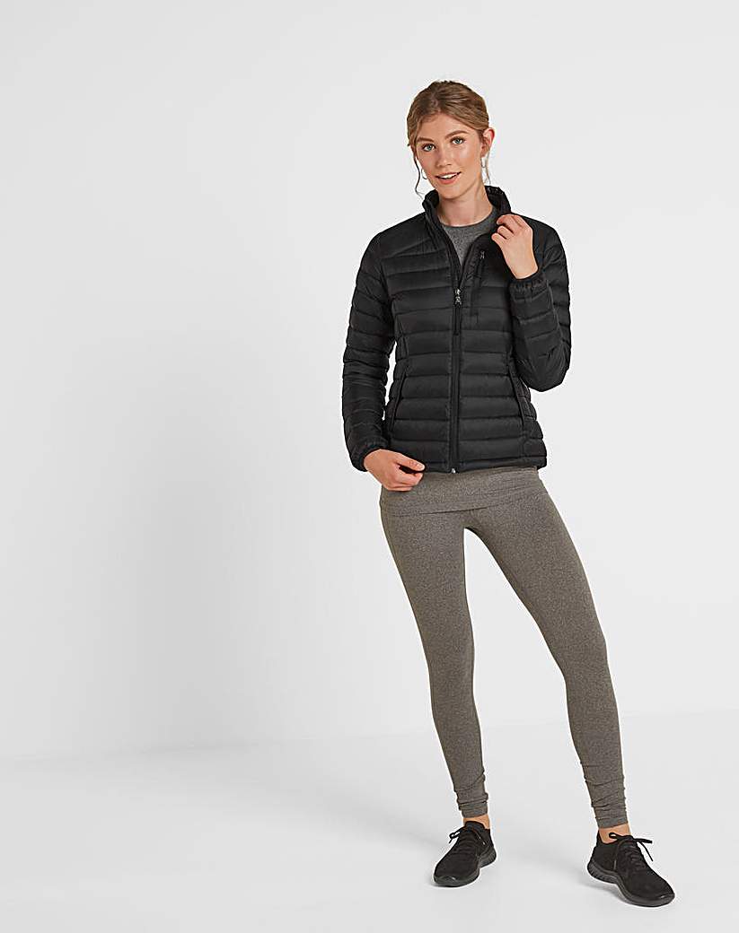 Tog24 Drax Womens Funnel Down Jacket - Black
