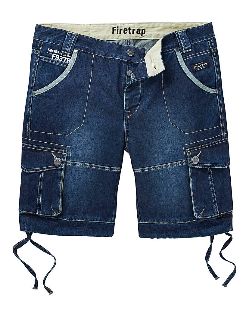 Firetrap Loui Denim Cargo Short