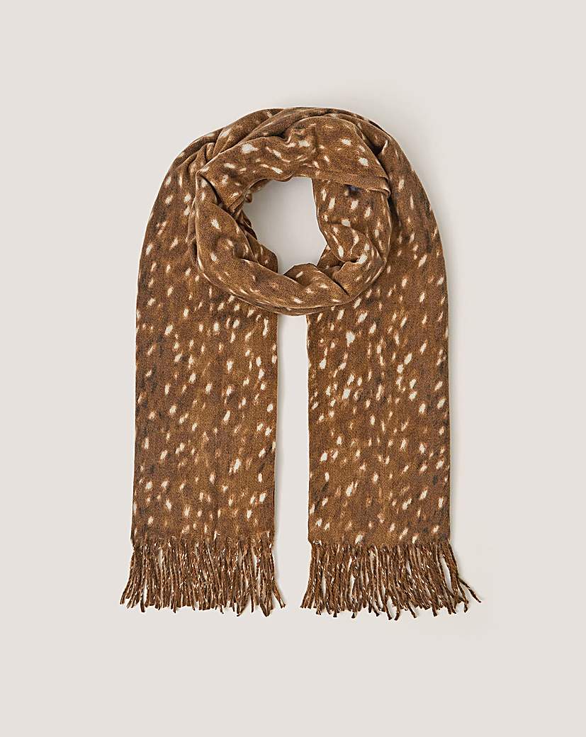 Monsoon Bea Bambi Print Scarf