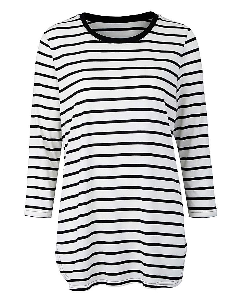Image of Long Sleeve Stripe Top