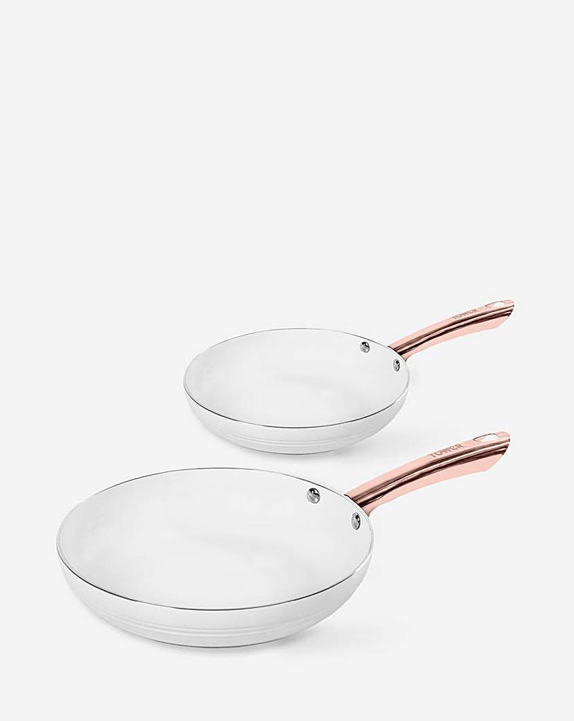 Image of Tower Linear 2 Piece Frying Pan Set