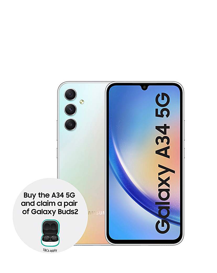 Samsung Galaxy A34 5G 128GB - Silver