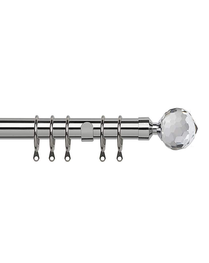 Diamond Extendable Curtain Pole Set