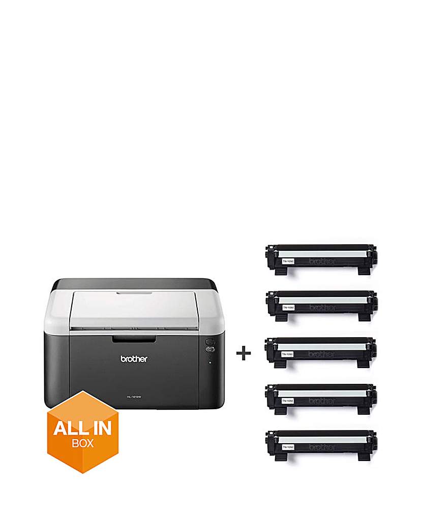 Image of Brother HL-1212WVB Mono Laser Printer